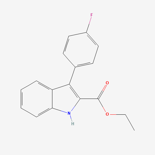 3-(4'-FLUOROPHENYL)INDOLE-2-CARBOXYLIC ACID ETHYL ESTER (CAS: 93957-39-2) - Related Chemical Product