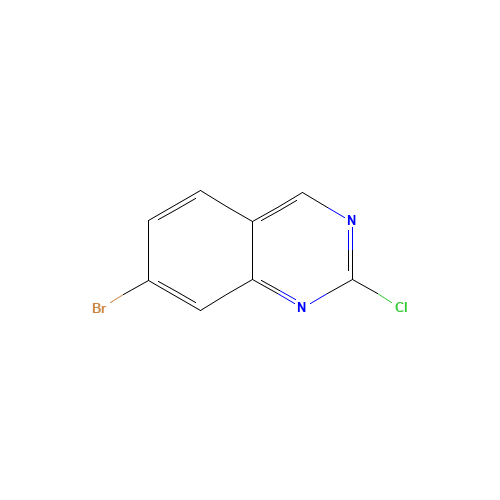 7-bromo-2-chloroquinazoline (CAS: 953039-66-2) - Chemical Structure and Molecular Formula 