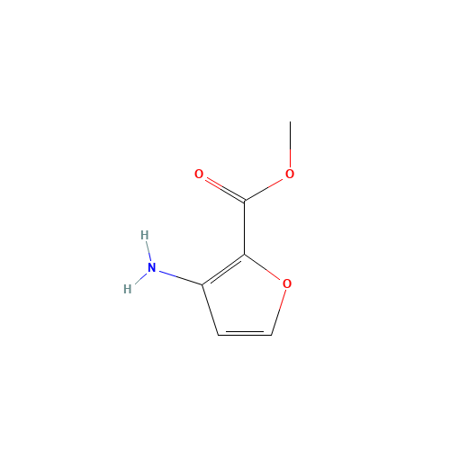 METHYL 3-AMINOFURAN-2-CARBOXYLATE (CAS: 956034-04-1) - Chemical Structure and Molecular Formula 