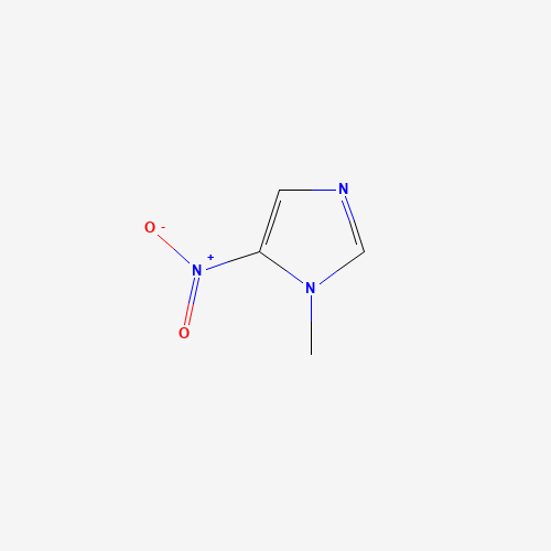 1-METHYL-5-NITROIMIDAZOLE (CAS: 3034-42-2) - Chemical Structure and Molecular Formula 