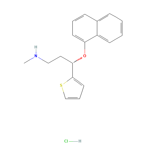 N-Methyl-gama-(1-naphthalenyloxy)-2-thiophenepropanamine (CAS: 136434-34-9) - Related Chemical Product
