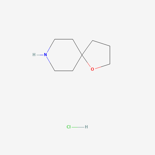 1-Oxa-8-azaspiro[4.5]decane,hydrochloride (CAS: 3970-79-4) - Chemical Structure and Molecular Formula 