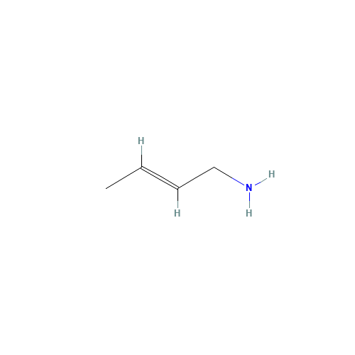 Crotylamine (CAS: 56930-04-2) - Chemical Structure and Molecular Formula 