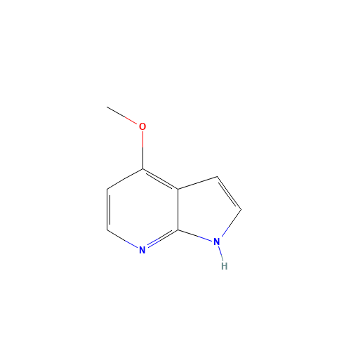 4-METHOXY-7-AZAINDOLE (CAS: 122379-63-9) - Chemical Structure and Molecular Formula 