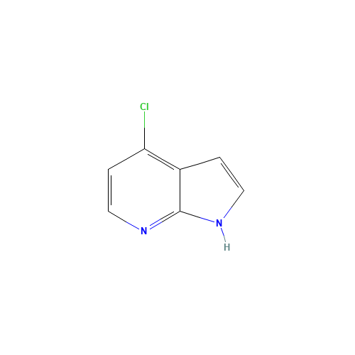 4-Chloro-7-azaindole (CAS: 55052-28-3) - Chemical Structure and Molecular Formula 