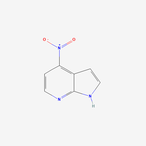 1H-PYRROLO[2,3-B]PYRIDINE,4-NITRO- (CAS: 83683-82-3) - Chemical Structure and Molecular Formula 