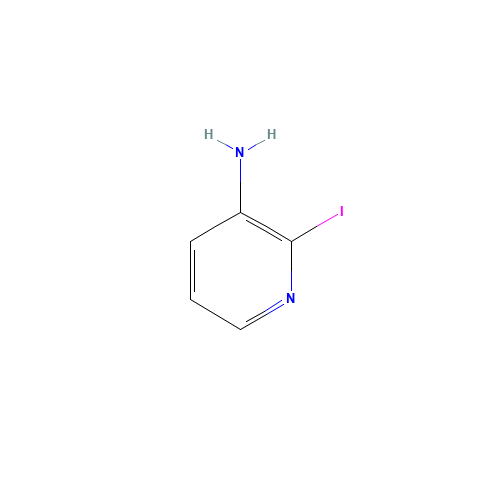 2-IODO-PYRIDIN-3-YLAMINE (CAS: 209286-97-5) - Chemical Structure and Molecular Formula 