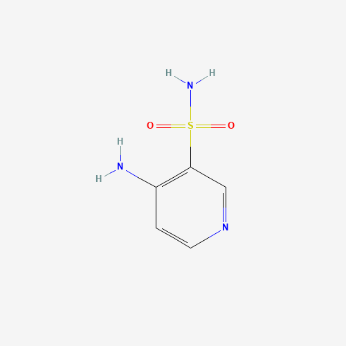 4-Amino-3-pyridinesulfonamide (CAS: 75903-62-7) - Chemical Structure and Molecular Formula 