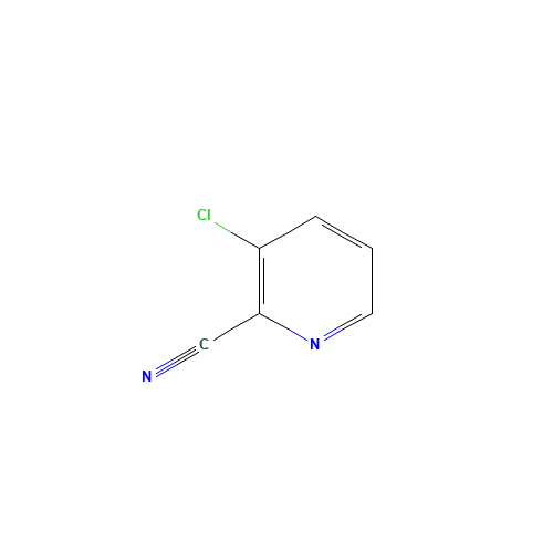 2-Cyano-3-chloropyridine (CAS: 38180-46-0) - Chemical Structure and Molecular Formula 
