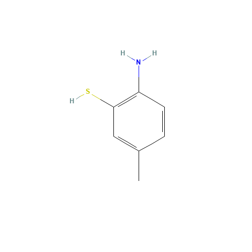 5-Methyl-2-aminobenzenethiol (CAS: 23451-96-9) - Chemical Structure and Molecular Formula 