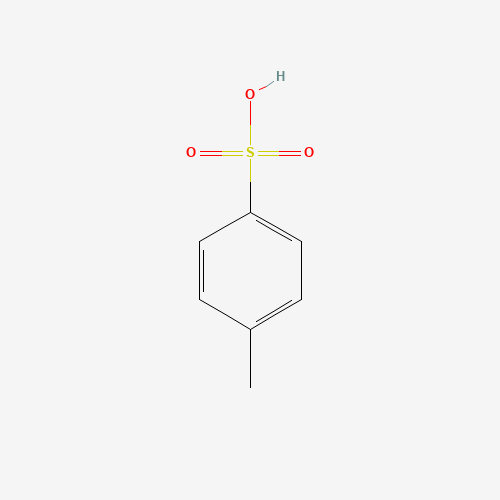 p-Toluenesulfonic acid (CAS: 104-15-4) - Chemical Structure and Molecular Formula 