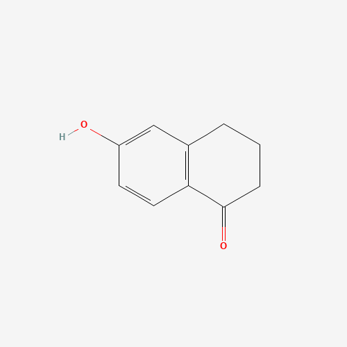 6-Hydroxy-1-tetralone (CAS: 3470-50-6) - Chemical Structure and Molecular Formula 