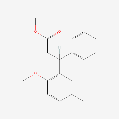 Methyl 3-(2-methoxy-5-methylphenyl)-3-phenylpropionate (CAS: 124937-62-8) - Related Chemical Product