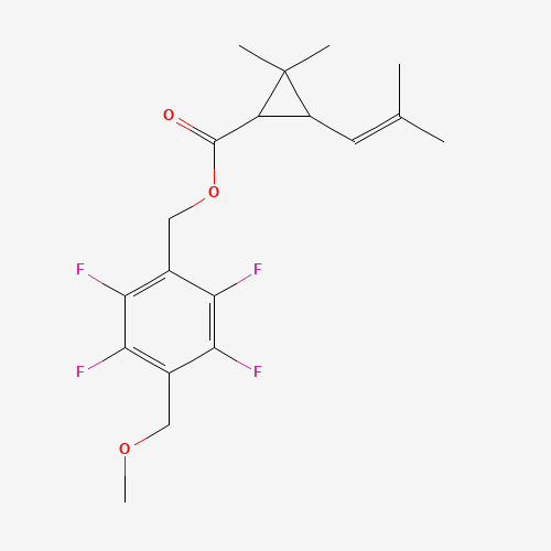 Dimefluthrin (CAS: 271241-14-6) - Chemical Structure and Molecular Formula 