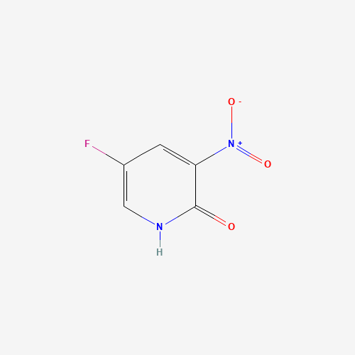 5-FLUORO-2-HYDROXY-3-NITROPYRIDINE (CAS: 136888-20-5) - Chemical Structure and Molecular Formula 