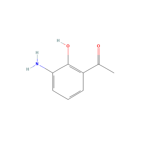 3-Amino-2-hydroxyacetophenone (CAS: 70977-72-9) - Chemical Structure and Molecular Formula 