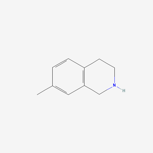 7-METHYL-1,2,3,4-TETRAHYDRO-ISOQUINOLINE (CAS: 207451-81-8) - Chemical Structure and Molecular Formula 