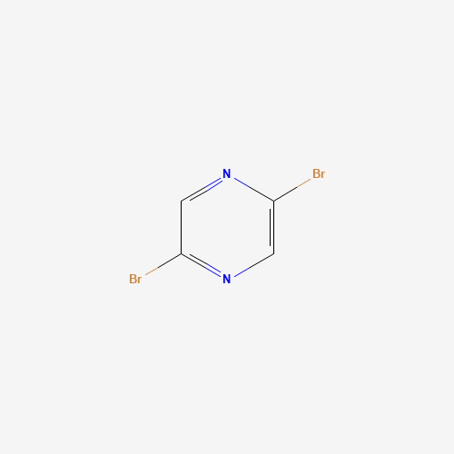 2,5-Dibromopyrazine (CAS: 23229-26-7) - Chemical Structure and Molecular Formula 