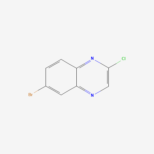 6-bromo-2-chloroquinoxaline (CAS: 55687-02-0) - Chemical Structure and Molecular Formula 