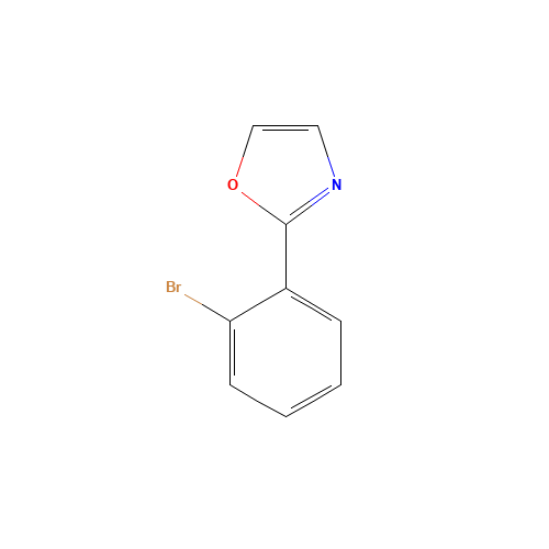 2-(2-BROMOPHENYL)OXAZOLE (CAS: 92346-48-0) - Chemical Structure and Molecular Formula 
