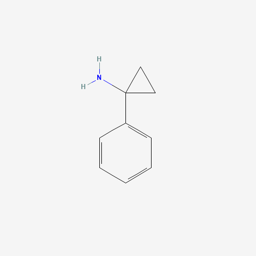 1-PHENYL-CYCLOPROPYLAMINE (CAS: 41049-53-0) - Chemical Structure and Molecular Formula 