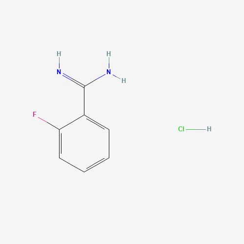 2-Fluorobenzamidine hydrochloride (CAS: 57075-81-7) - Chemical Structure and Molecular Formula 