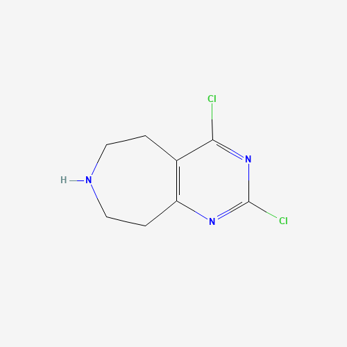 tert-Butyl 2,4-dichloro-5,6,8,9-tetrahydropyrimido[4,5-d]azepine-7-carboxylate (CAS: 781612-89-3) - Related Chemical Product