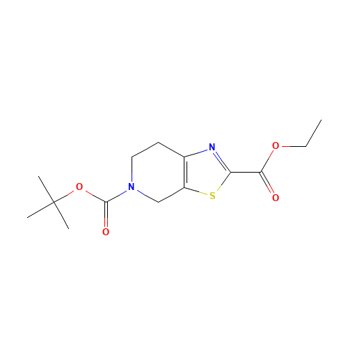 5-tert-butyl 2-ethyl 6,7-dihydrothiazolo[5,4-c]pyridine-2,5(4H)-dicarboxylate (CAS: 1053656-51-1) - Related Chemical Product