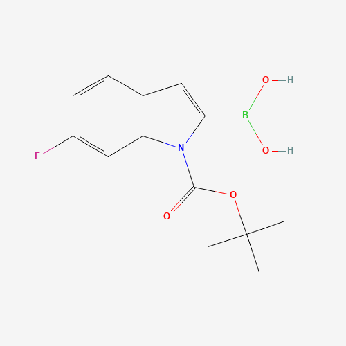 1H-Indole-1-carboxylic acid,2-borono-6-fluoro-,1-(1,1-dimethylethyl) ester (CAS: 1000068-26-7) - Related Chemical Product