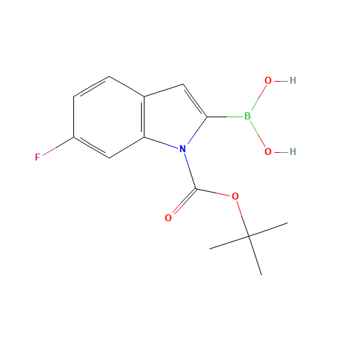1H-Indole-1-carboxylic acid,2-borono-6-fluoro-,1-(1,1-dimethylethyl) ester (CAS: 1000068-26-7) - Related Chemical Product