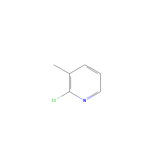2-Chloro-3-picoline (CAS: 18368-76-8) - Chemical Structure and Molecular Formula 