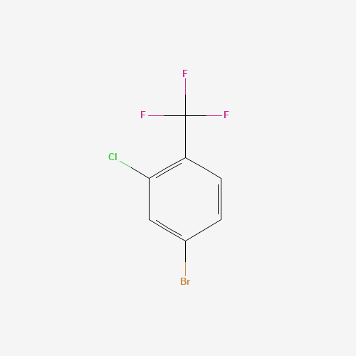4-Bromo-2-chlorobenzotrifluoride (CAS: 467435-07-0) - Chemical Structure and Molecular Formula 