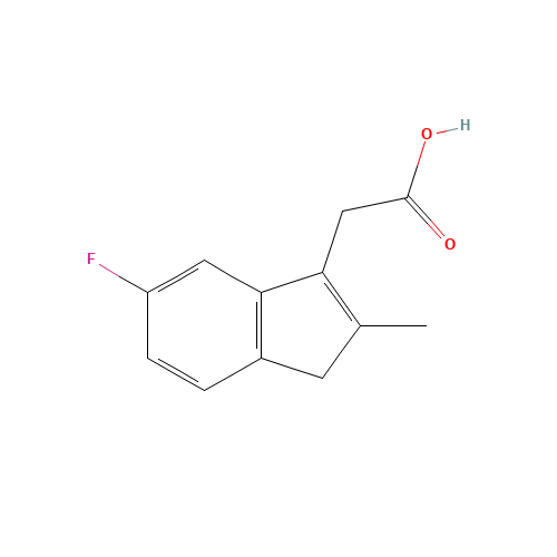 (5-Fluoro-2-methyl-1H-inden-3-yl)acetic acid (CAS: 32004-66-3) - Related Chemical Product