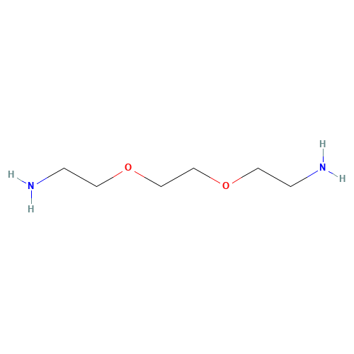 1,8-Diamino-3,6-dioxaoctane (CAS: 929-59-9) - Chemical Structure and Molecular Formula 