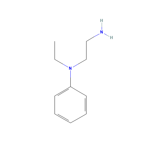 N-(2-AMINOETHYL)-N-ETHYL-M-TOLUIDINE (CAS: 23730-69-0) - Chemical Structure and Molecular Formula 