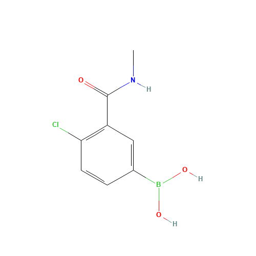 4-CHLORO-3-(N-METHYLCARBAMOYL)PHENYLBORONIC ACID (CAS: 871332-65-9) - Related Chemical Product