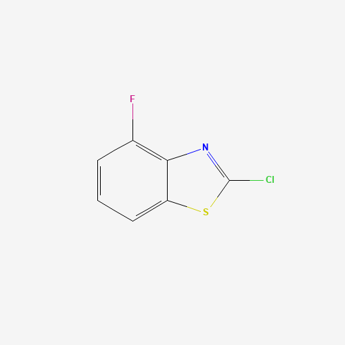 2-Chloro-4-fluorobenzothiazole (CAS: 182344-56-5) - Chemical Structure and Molecular Formula 