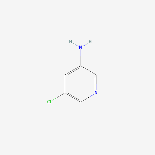 5-CHLORO-3-PYRIDINAMINE (CAS: 22353-34-0) - Chemical Structure and Molecular Formula 