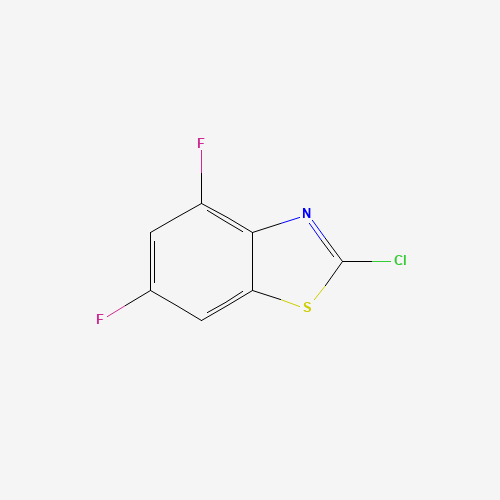 2-Chloro-4,6-difluorobenzothiazole (CAS: 252681-57-5) - Chemical Structure and Molecular Formula 