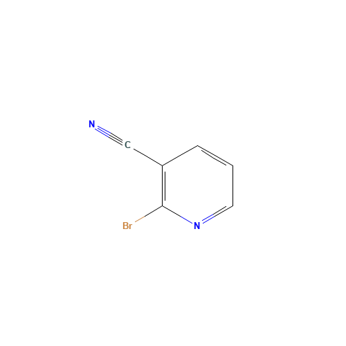 2-BROMO-NICOTINONITRILE (CAS: 20577-26-8) - Chemical Structure and Molecular Formula 