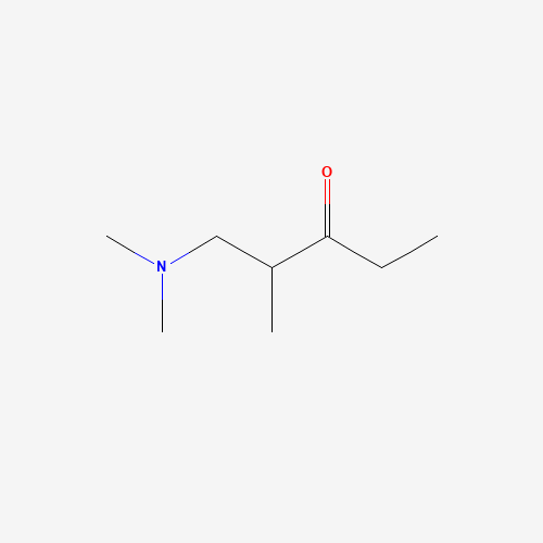1-Dimethylamino-2-methylpentan-3-one (CAS: 51690-03-0) - Chemical Structure and Molecular Formula 