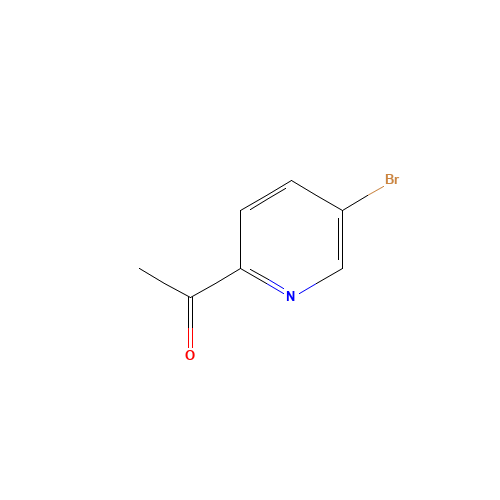 1-(5-BROMO-PYRIDIN-2-YL)-ETHANONE (CAS: 214701-49-2) - Chemical Structure and Molecular Formula 