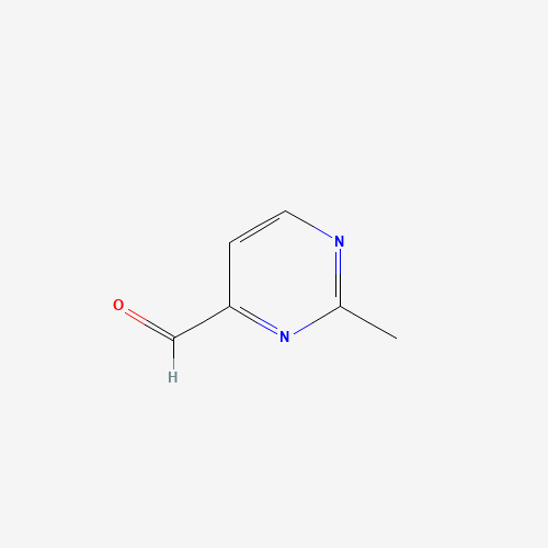 2-Methylpyrimidine-4-carboxaldehyde (CAS: 1004-17-7) - Chemical Structure and Molecular Formula 