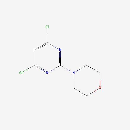 4-(4,6-Dichloropyrimidin-2-yl)morpholine (CAS: 10397-13-4) - Chemical Structure and Molecular Formula 