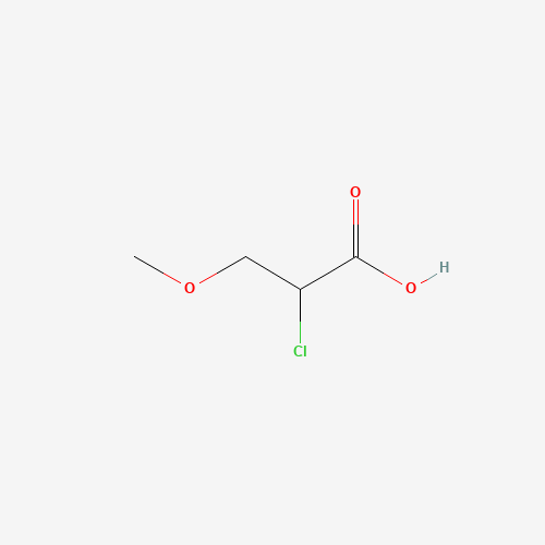 2-CHLORO-3-METHOXYPROPIONIC ACID (CAS: 2544-05-0) - Chemical Structure and Molecular Formula 