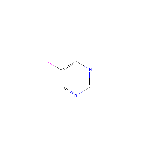 5-IODOPYRIMIDINE (CAS: 31462-58-5) - Chemical Structure and Molecular Formula 