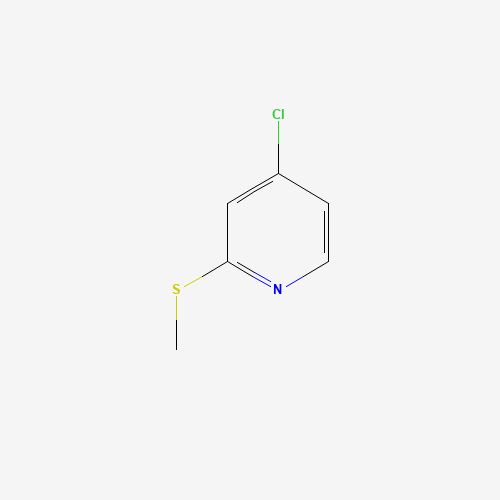 4-CHLORO-2-(METHYLSULFANYL)PYRIDINE (CAS: 334542-44-8) - Chemical Structure and Molecular Formula 