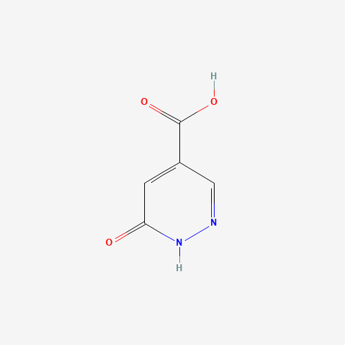 6-oxo-1,6-dihydropyridazine-4-carboxylicacid (CAS: 867130-58-3) - Chemical Structure and Molecular Formula 