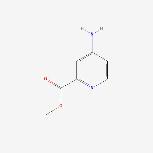 Methyl 4-aminopyridine-2-carboxylate (CAS: 71469-93-7) - Chemical Structure and Molecular Formula 