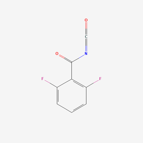 2,6-Difluorobenzoyl isocyanate (CAS: 60731-73-9) - Chemical Structure and Molecular Formula 